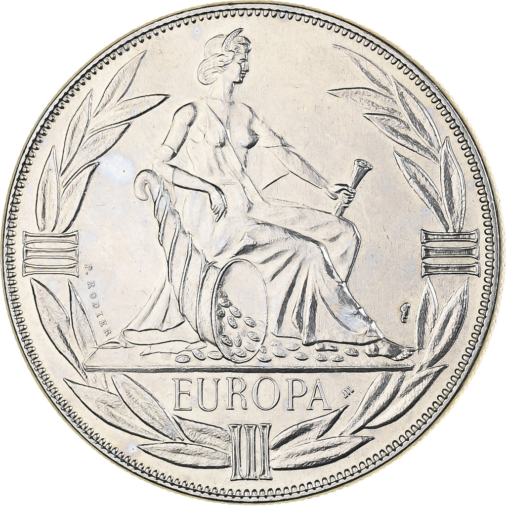 Francia, medaglia, Ecu Europa, Europe Assise, 1980, MDP, Rame-nichel, Rodier