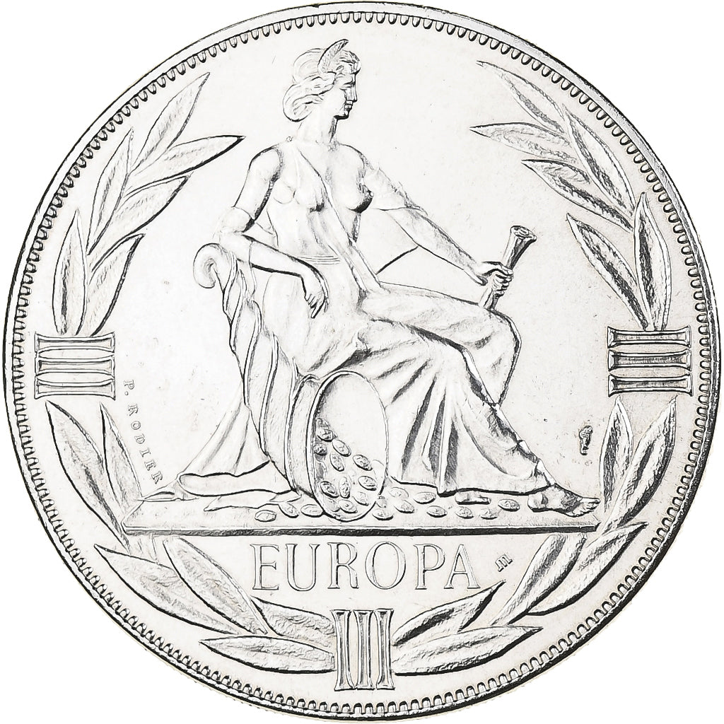Francia, medaglia, Ecu Europa, Europe Assise, 1984, MDP, Rame-nichel, Rodier