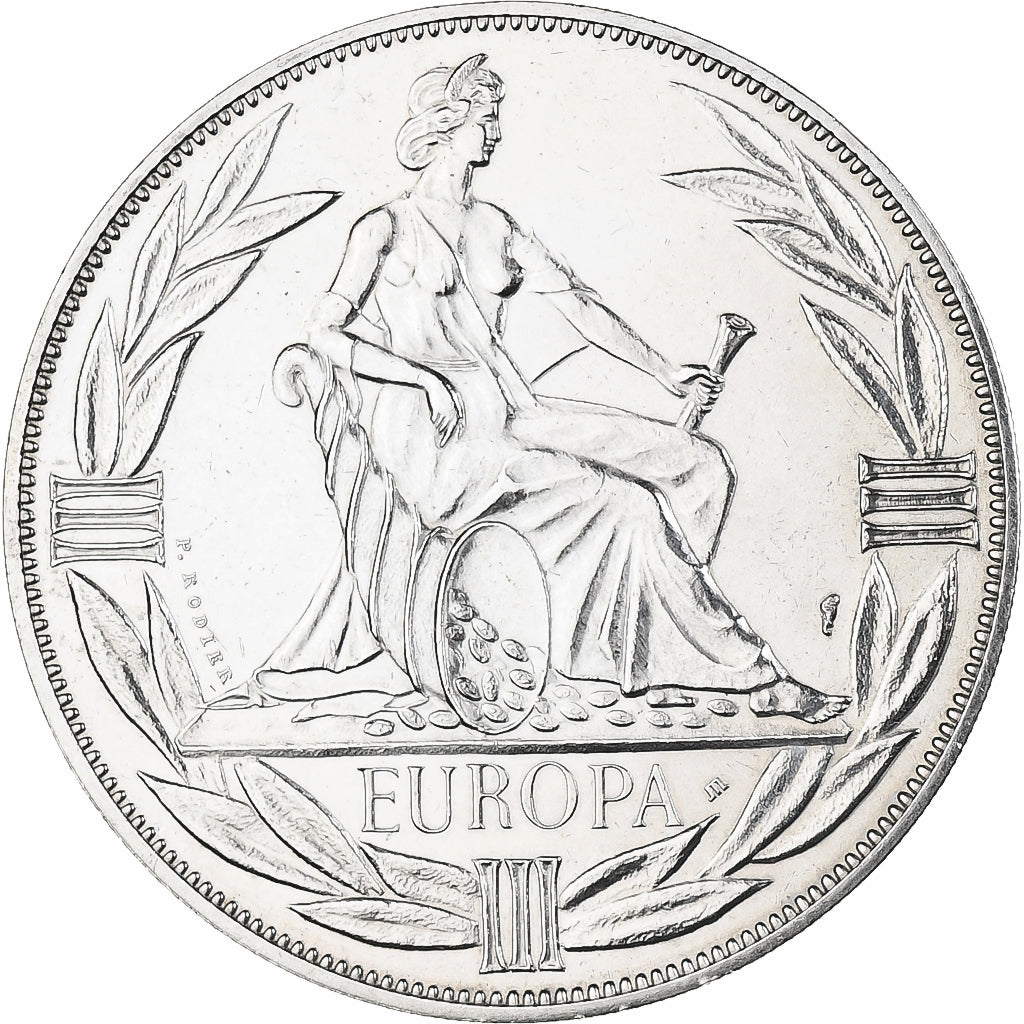 Francia, medaglia, Ecu Europa, Europe Assise, 1983, MDP, Rame-nichel, Rodier