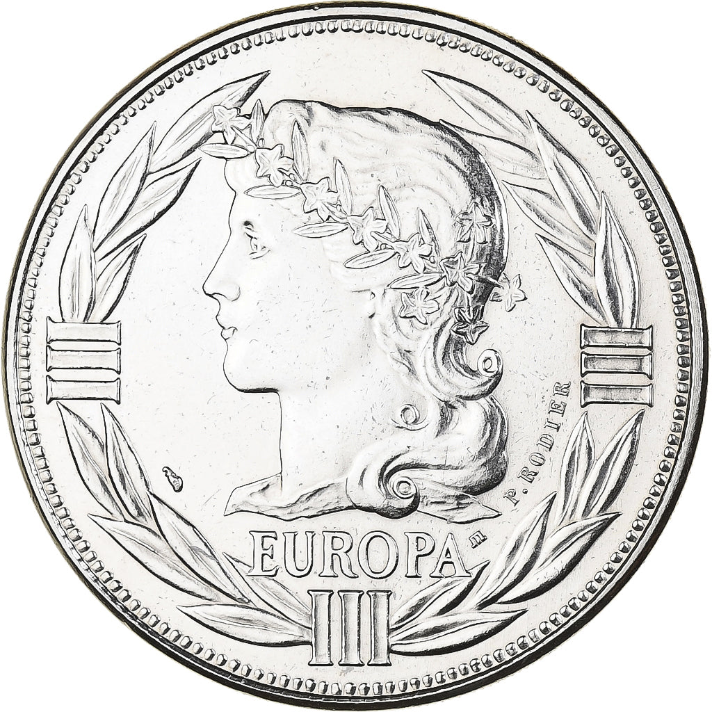 França, medalha, Ecu Europa, 1987, MDP, Cobre-níquel, Rodier, MS(65-70)