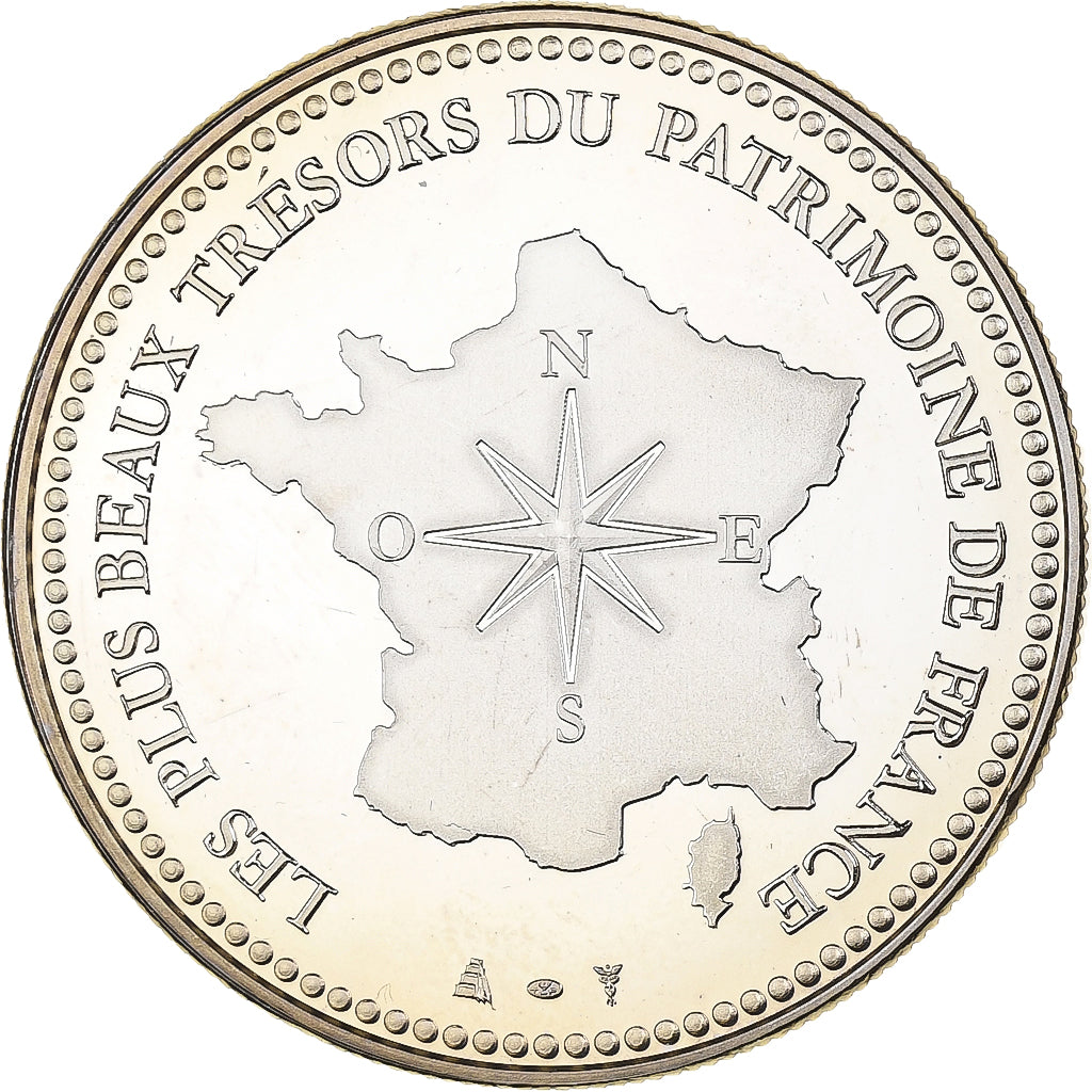 França, medalha, Mont Saint-Michel, Utrecht, Cuproníquel, MS(65-70)