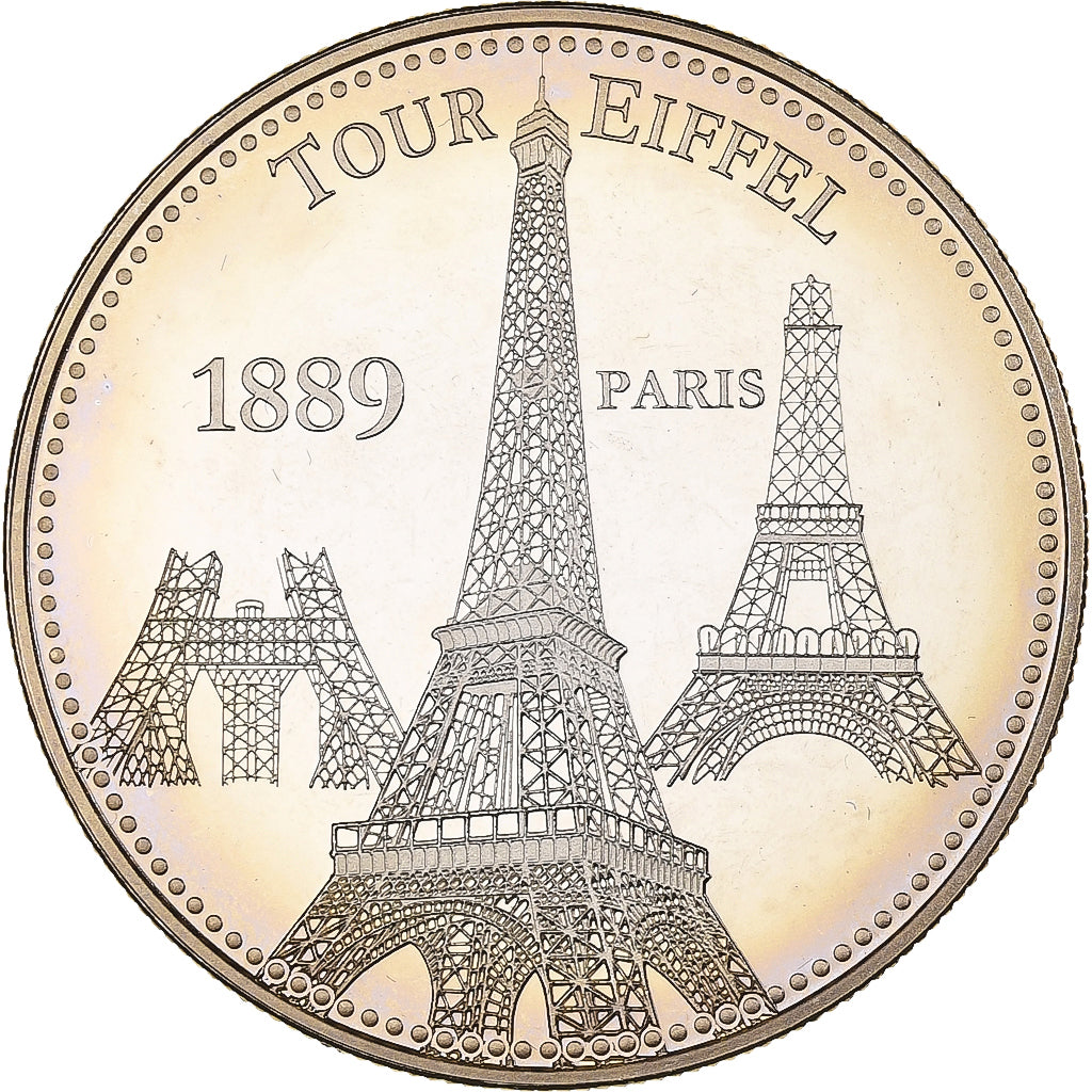 France, Médaille, Tour Eiffel, Utrecht, Cupro-nickel, FDC