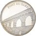 França, medalha, Le Pont du Gard, Utrecht, Cuproníquel, MS(65-70)
