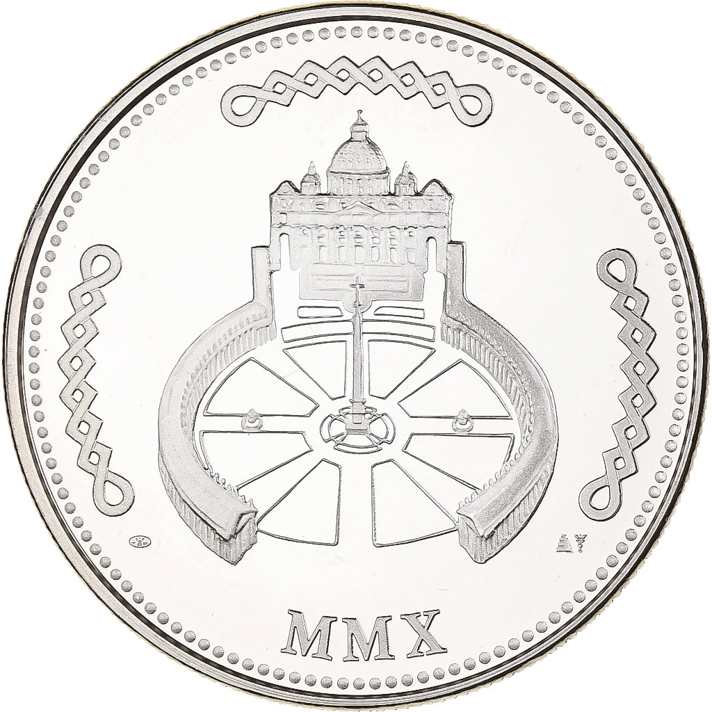 Frankreich, Medaille, Benoit XVI, 2010, Utrecht, Kupfer-Nickel, Pattern, STGL