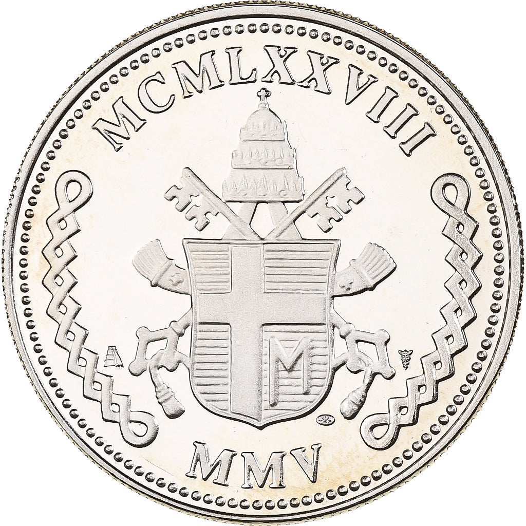 França, medalha, Jean-Paul II, 2005, Utrecht, Cobre-níquel, MS(65-70)