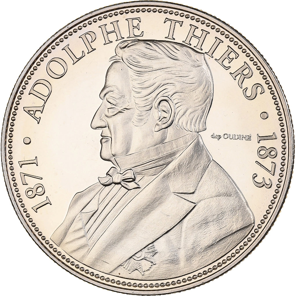 França, medalha, Adolphe Thiers, Président de la République, Utrecht