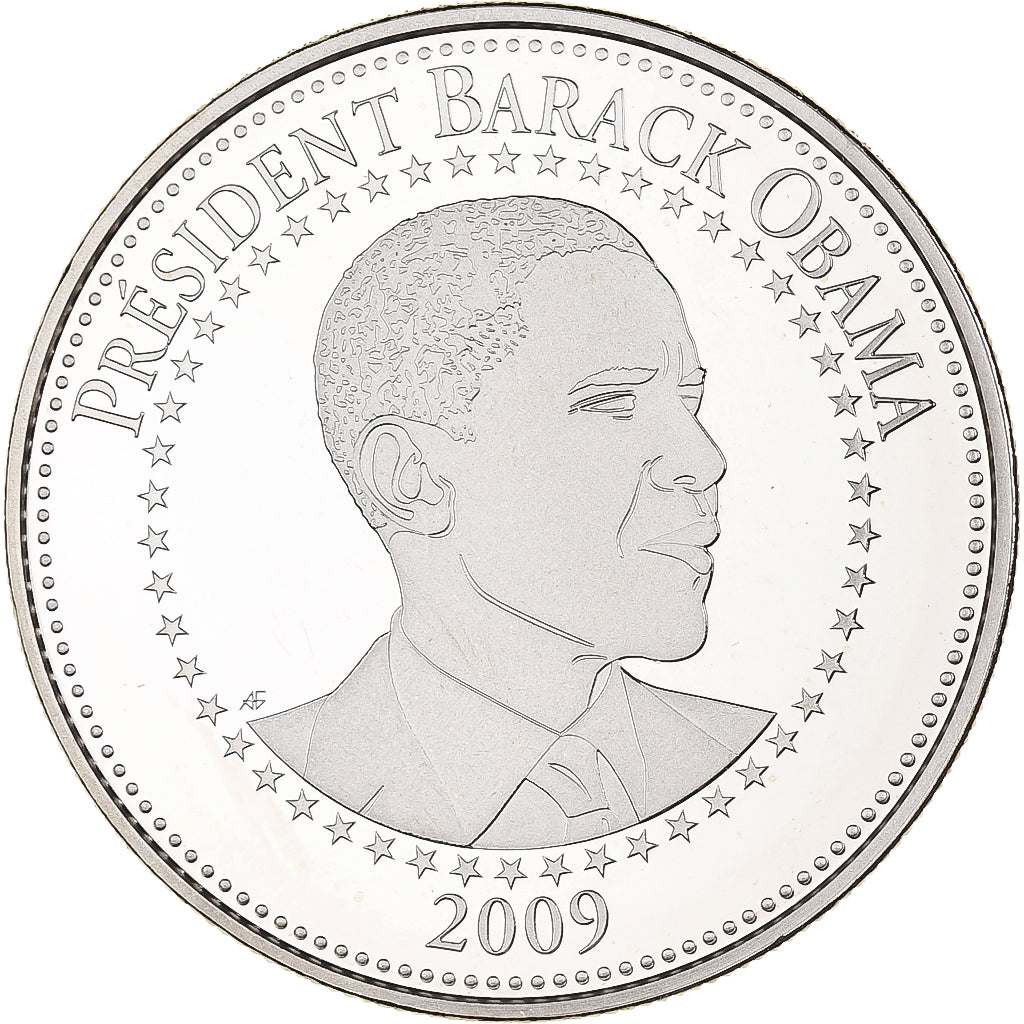 França, medalha, Barack Obama, Président, Utrecht, Cobre-níquel, MS(65-70)