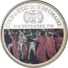 Francia, medalla, Napoleon I, Coup d'état du 18 Brumaire, Utrecht, Cobre -