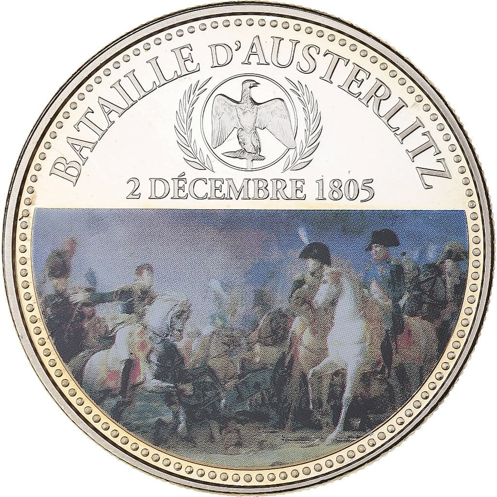 França, medalha, Napoleon I, Bataille d'Austerlitz, Utrecht, Cobre-níquel