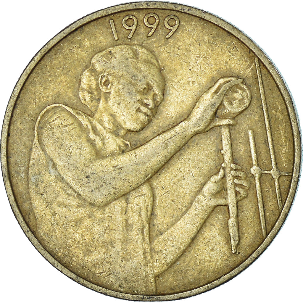 Coin, West African States, 25 Francs, 1999