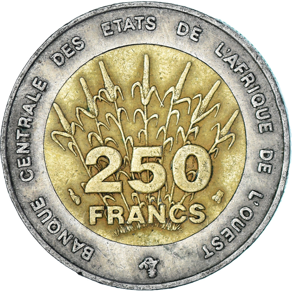 Coin, West Africa, 250 Francs, 1996