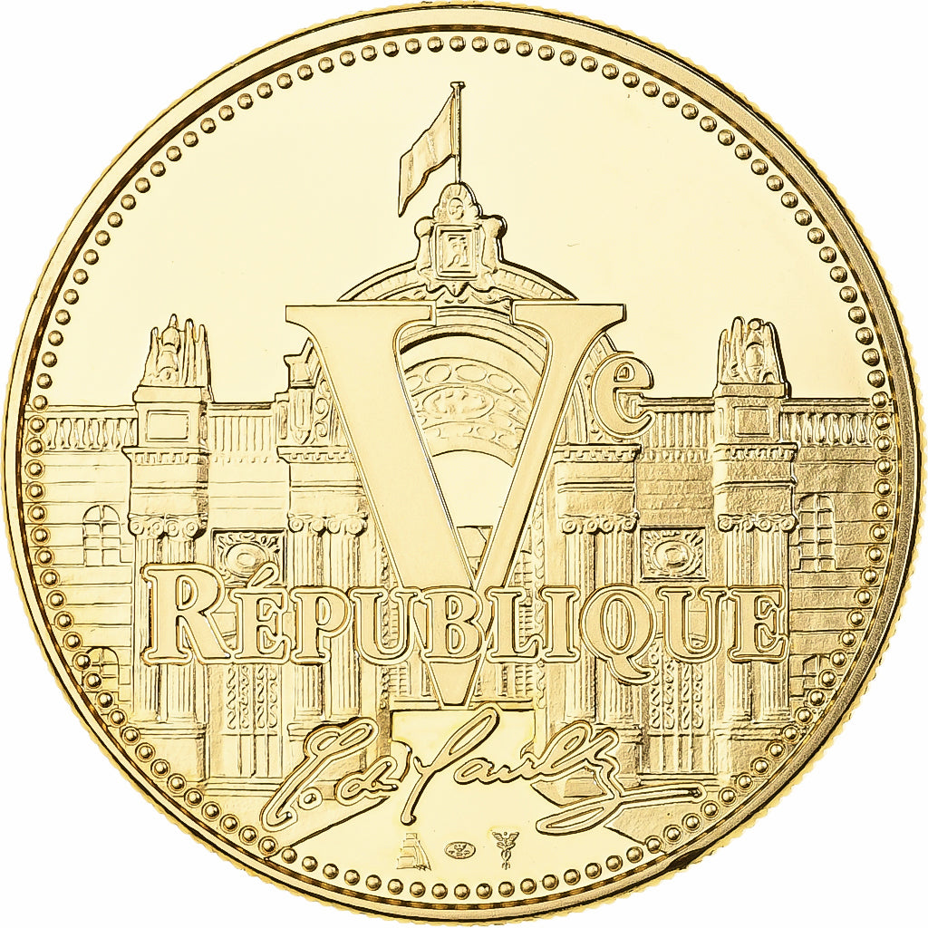 France, Médaille, Vème République, Charles De Gaulle, Utrecht, Cupronickel