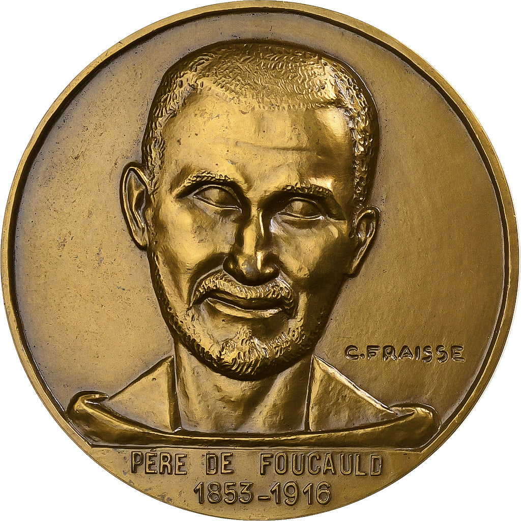 França, medalha, Chargeurs réunis, Paquebot Foucauld, 1948, Bronze, Fraisse