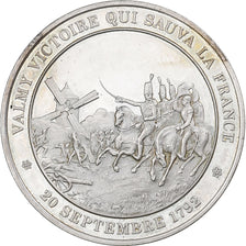 Francia, medalla, L'Histoire de France, Valmy, 1983, Plata, EBC