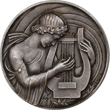 France, Médaille, Joueuse de lyre, Bronze argenté, SUP, Galtié