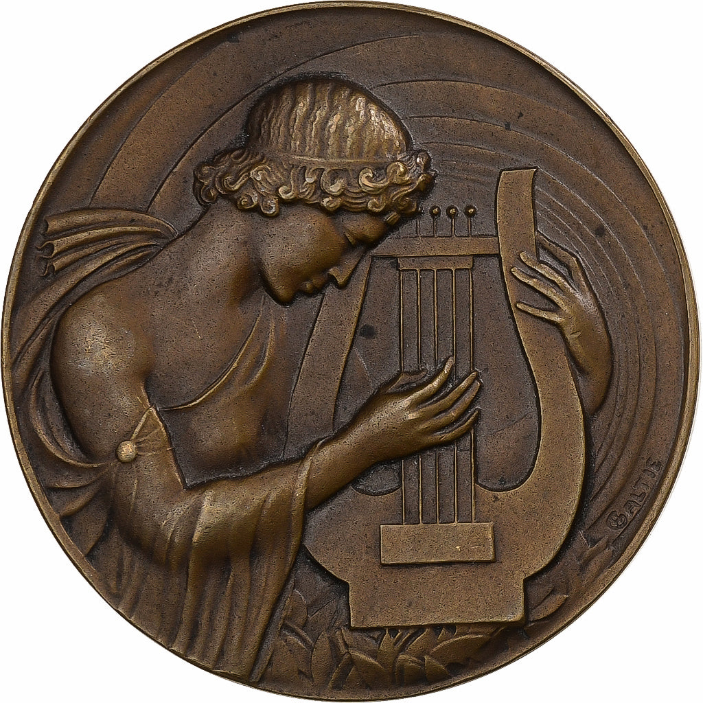 France, Médaille, Joueuse de lyre, Bronze, SUP, Galtié