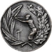 França, medalha, Scène de tir, Bronze Prateado, AU(55-58)