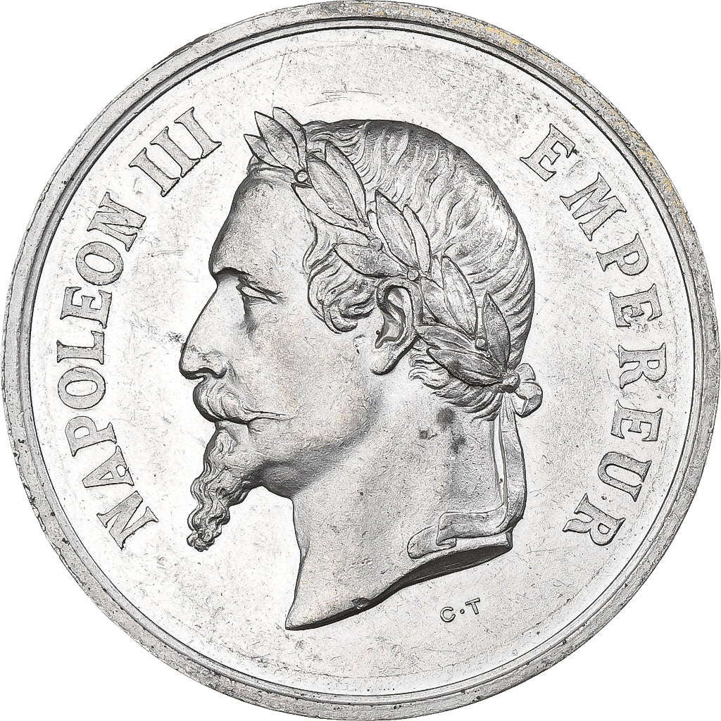 Francia, medaglia, Napoléon III, Exposition universelle de Paris, 1867, Stagno