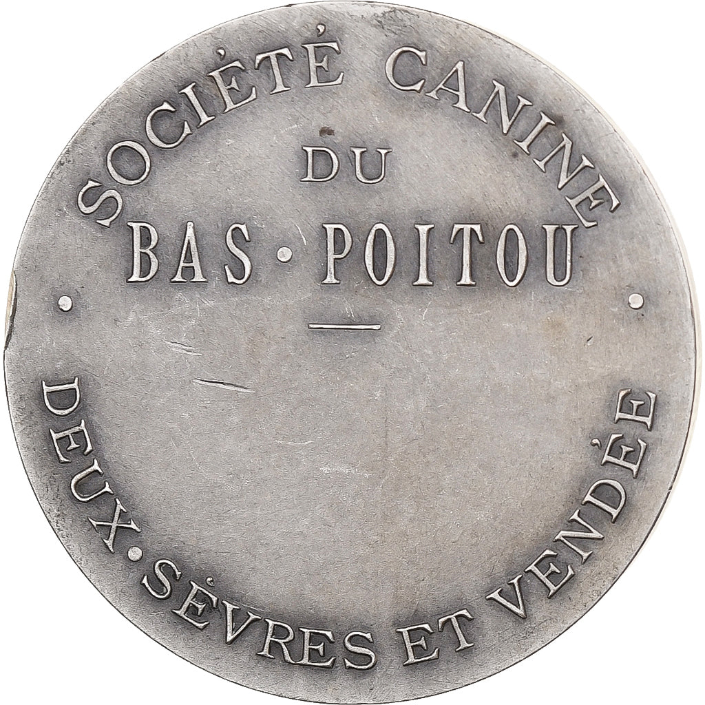 France, Médaille, Société canine du Bas-Poitou, Bronze argenté, SUP