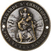 France, Médaille, Saint Christophe, Bronze argenté, TTB+, Lavrillier