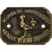 France, Médaille, Nouvelle fabrication, marque déposée, Laiton, TB+