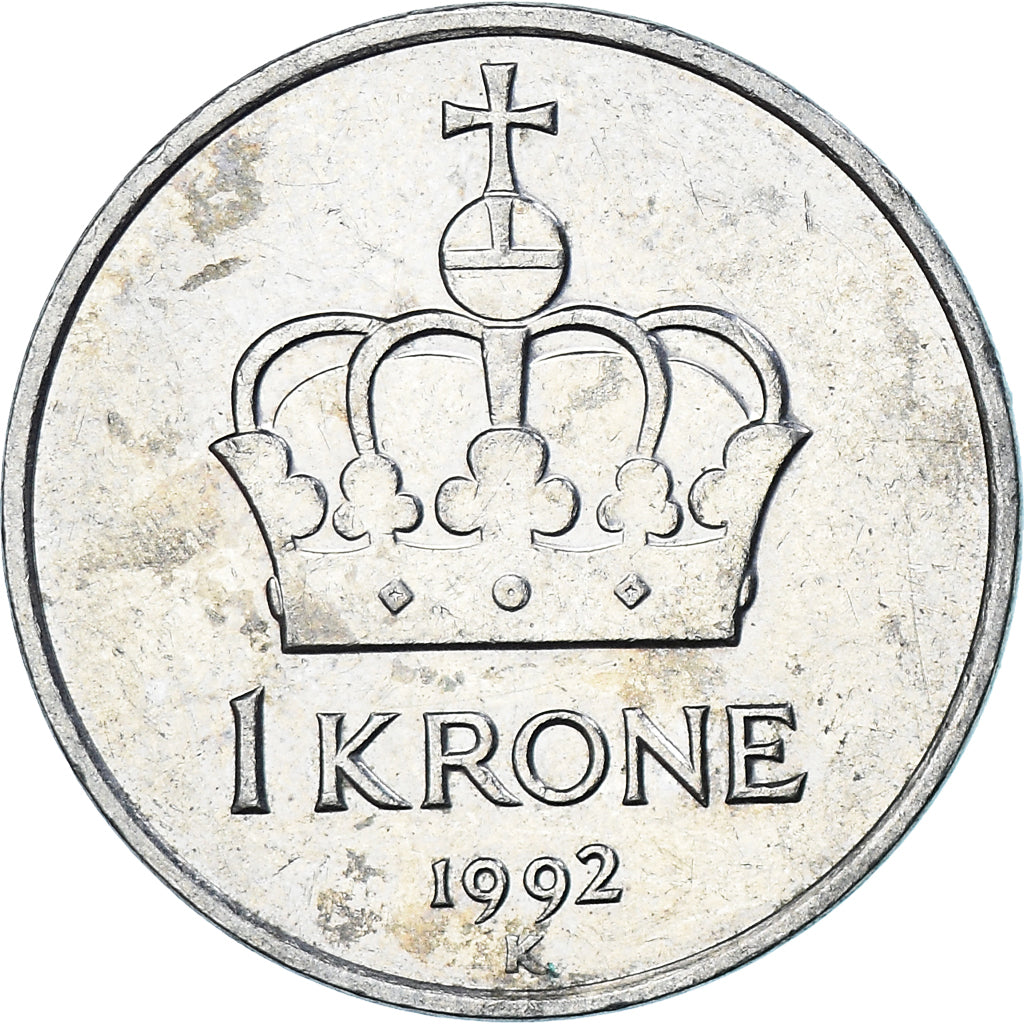 Coin, Norway, Krone, 1992