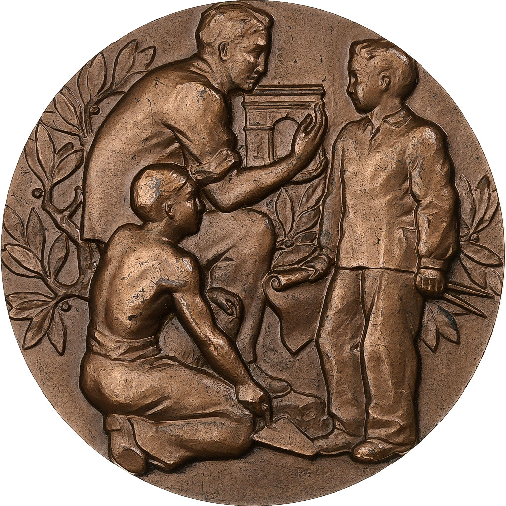 Frankreich, Medaille, Apprentissage du Batiment et des Travaux Publics, 1971