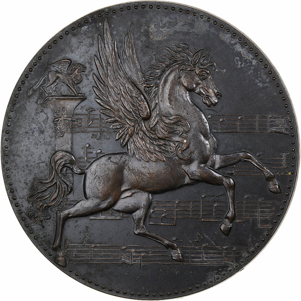 France, Médaille, Vivaldi, 1678-1741, 1967, Bronze, SUP