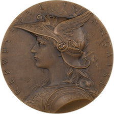 Francja, medal, Indochine, Exposition de Hanoï, 1903, Brązowy, O.Roty