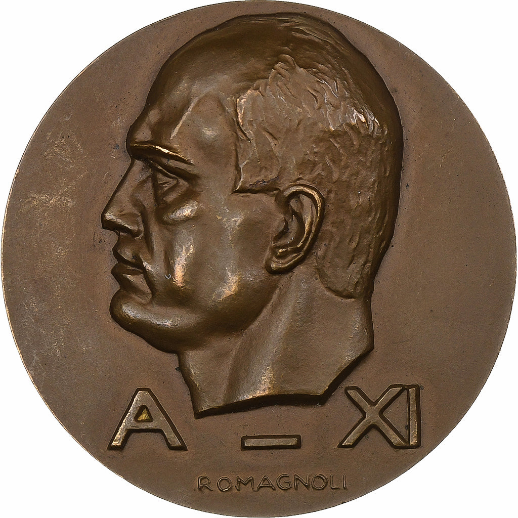 Italy, Medal, Opera Nazionale Combattenti, Littoria, Bronze, G.Romagnoli