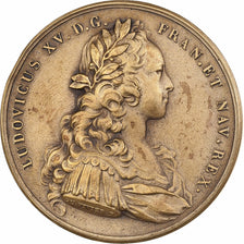 France, Médaille, Louis XV, Peste de Marseille, Bronze, SUP, Duvivier, Refrappe