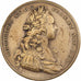 France, Médaille, Louis XV, Peste de Marseille, Bronze, SUP, Duvivier, Refrappe