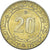 Moneda, Algeria, 20 Centimes, 1975