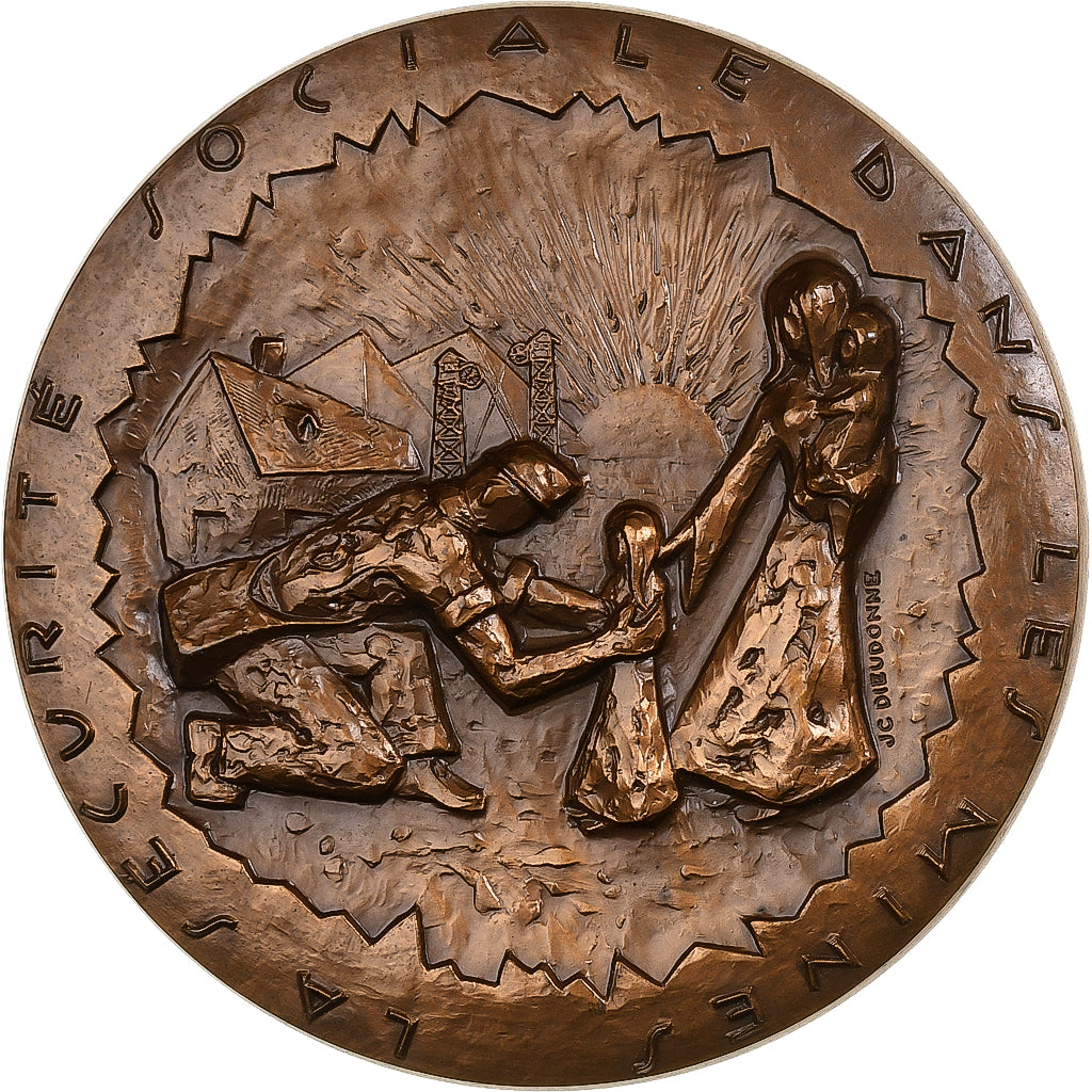Francia, medalla, Sécurité Sociale dans les Mines, 1978, Bronce, Dieudonné