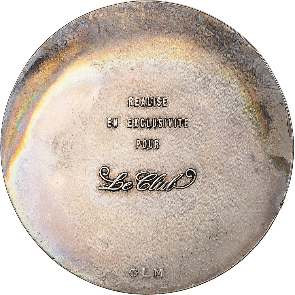 France, Médaille, Emile Zola, Le Club, Cupronickel, TTB+