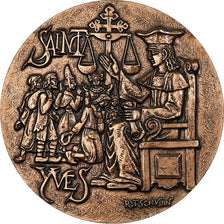 France, Medal, Saint Yves, Bronze, Tschudin, AU(55-58)