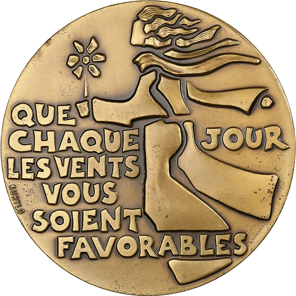 Francia, medaglia, Citation, Bronze Florentin, SPL-