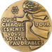 Francia, medaglia, Citation, Bronze Florentin, SPL-