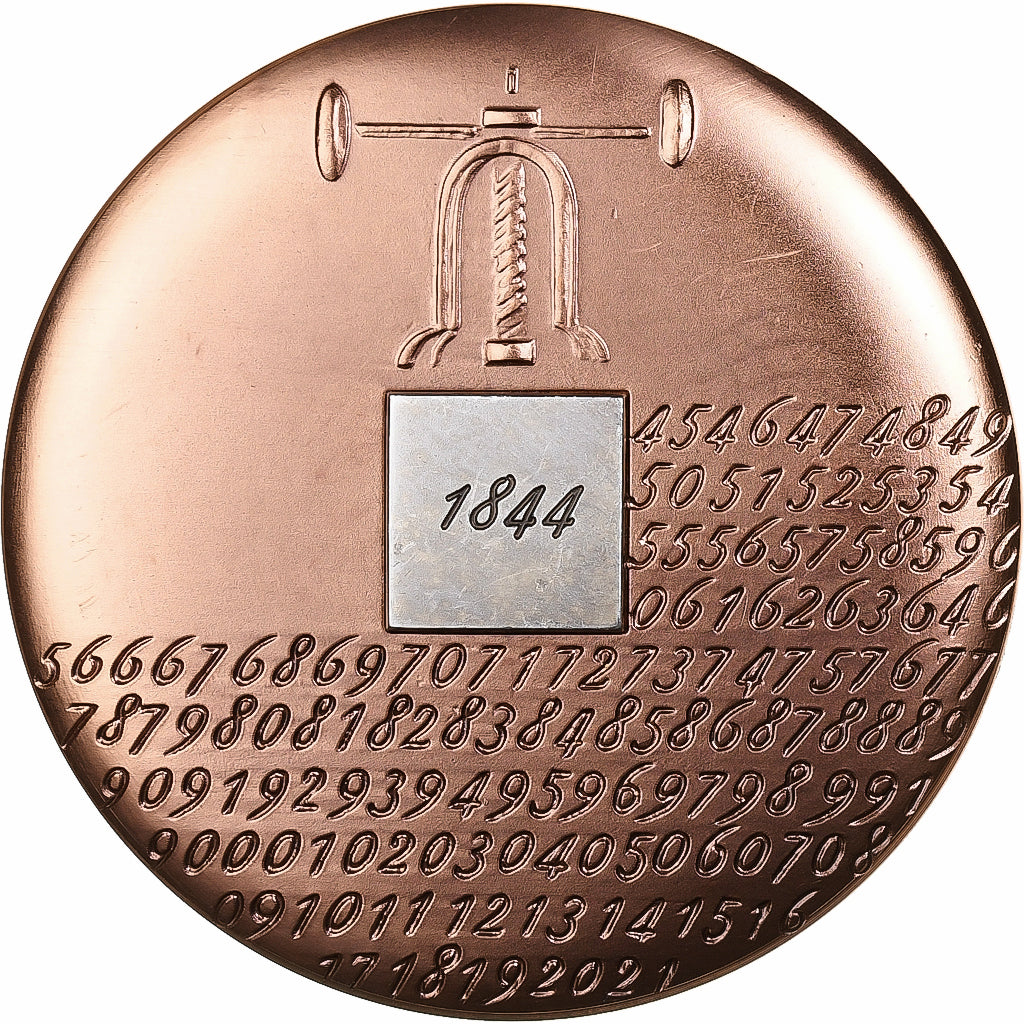 França, medalha, 150 ans, Maison Pichard, 1994, Cobre, J.Jimenez, AU(55-58)