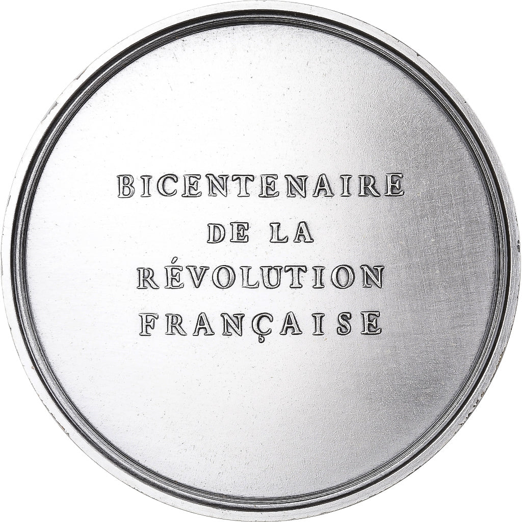 Francia, medaglia, Bicentenaire de la Révolution Française, 1989, Bronzo