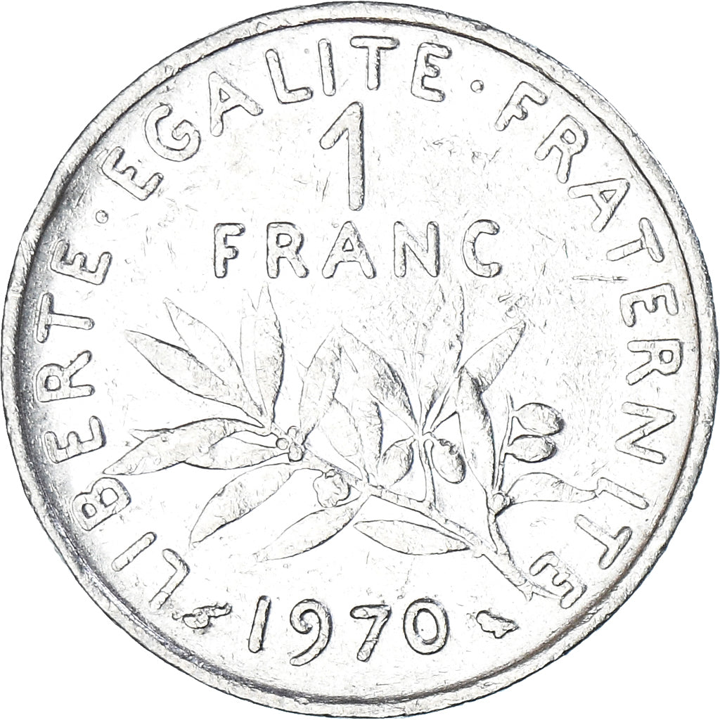 Monnaie, France, Franc, 1970