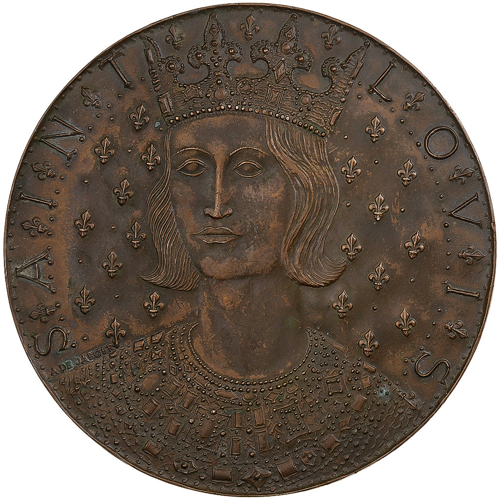 França, medalha, Saint Louis, 1970, Bronze, De Jaeger, AU(55-58)