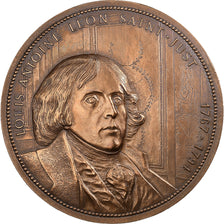 Frankrijk, Medaille, Louis Antoine Léon Saint-Just, 1978, Bronzen, Levet, PR