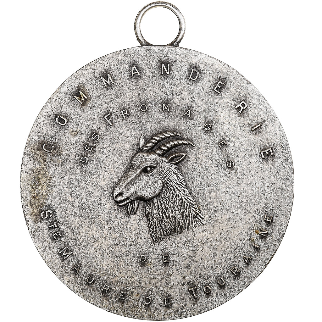 Francia, medalla, Commanderie des Fromages, Ste-Maure-de-Touraine, Cupronickel