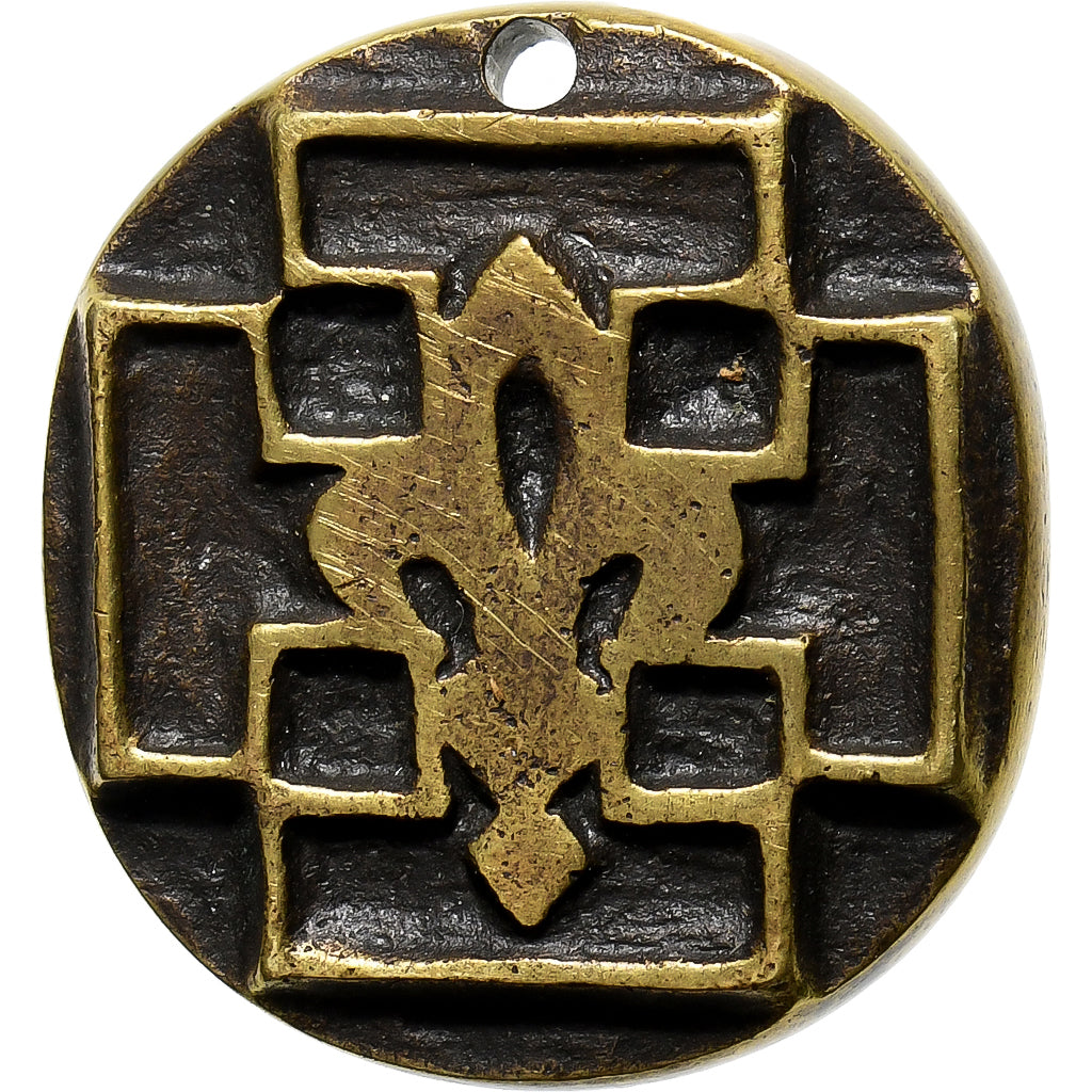 França, medalha, Crucifixion of Jesus, Bronze, AU(55-58)