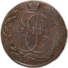 Russia, Catherine II, 5 Kopeks, 1788, Suzun, Rame, MB+