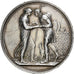 France, Medal, Wedding, 1817, Silver, Andrieu/Denon, EF(40-45)