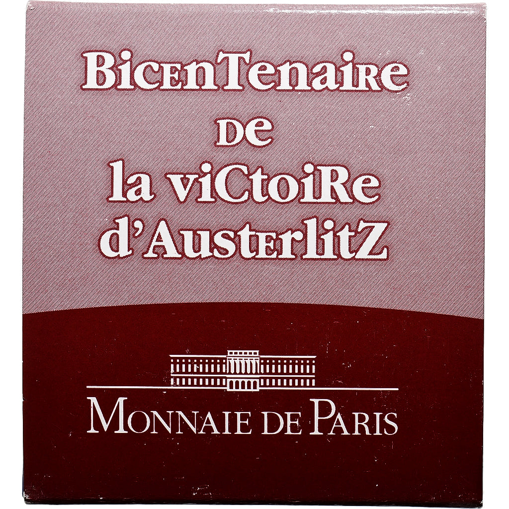 France, 1-1/2 Euro, Bicentenaire - Victoire d'Austerlitz, BE, 2005, MDP, Argent