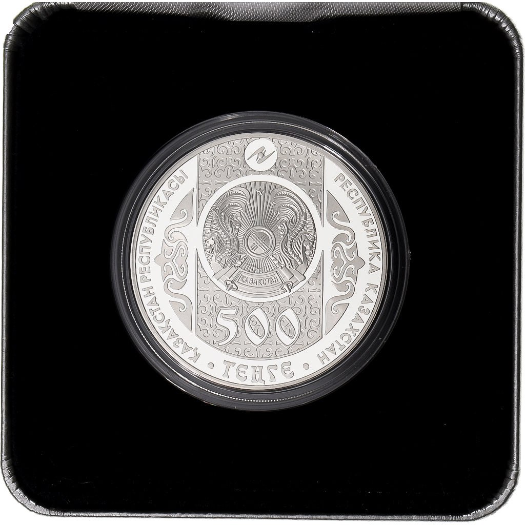 Kazakistan, 500 Tenge, Otay Kotery, 2010, Ust-Kamenogorsk, FS, Argento, FDC