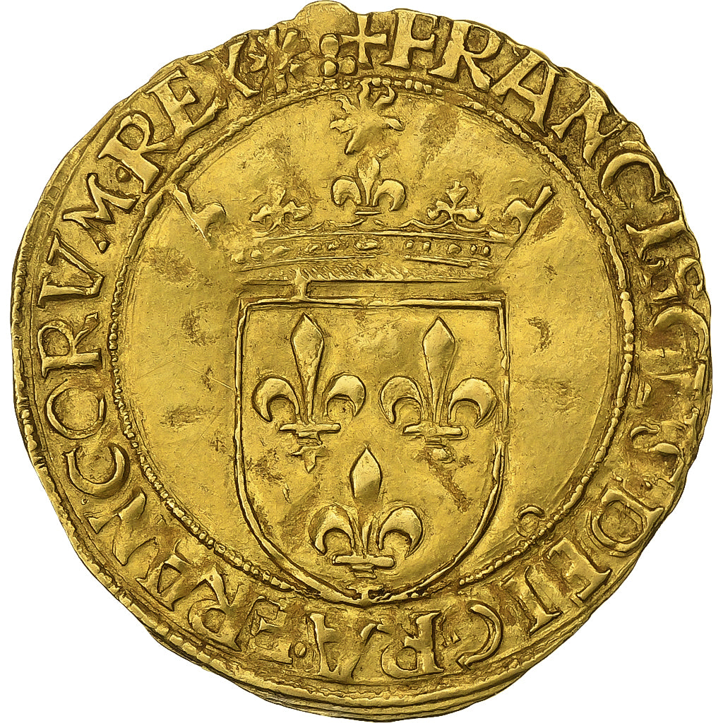 Francia, François Ier, Écu d'or au soleil, 1519-1547, Lyon, Oro, BB